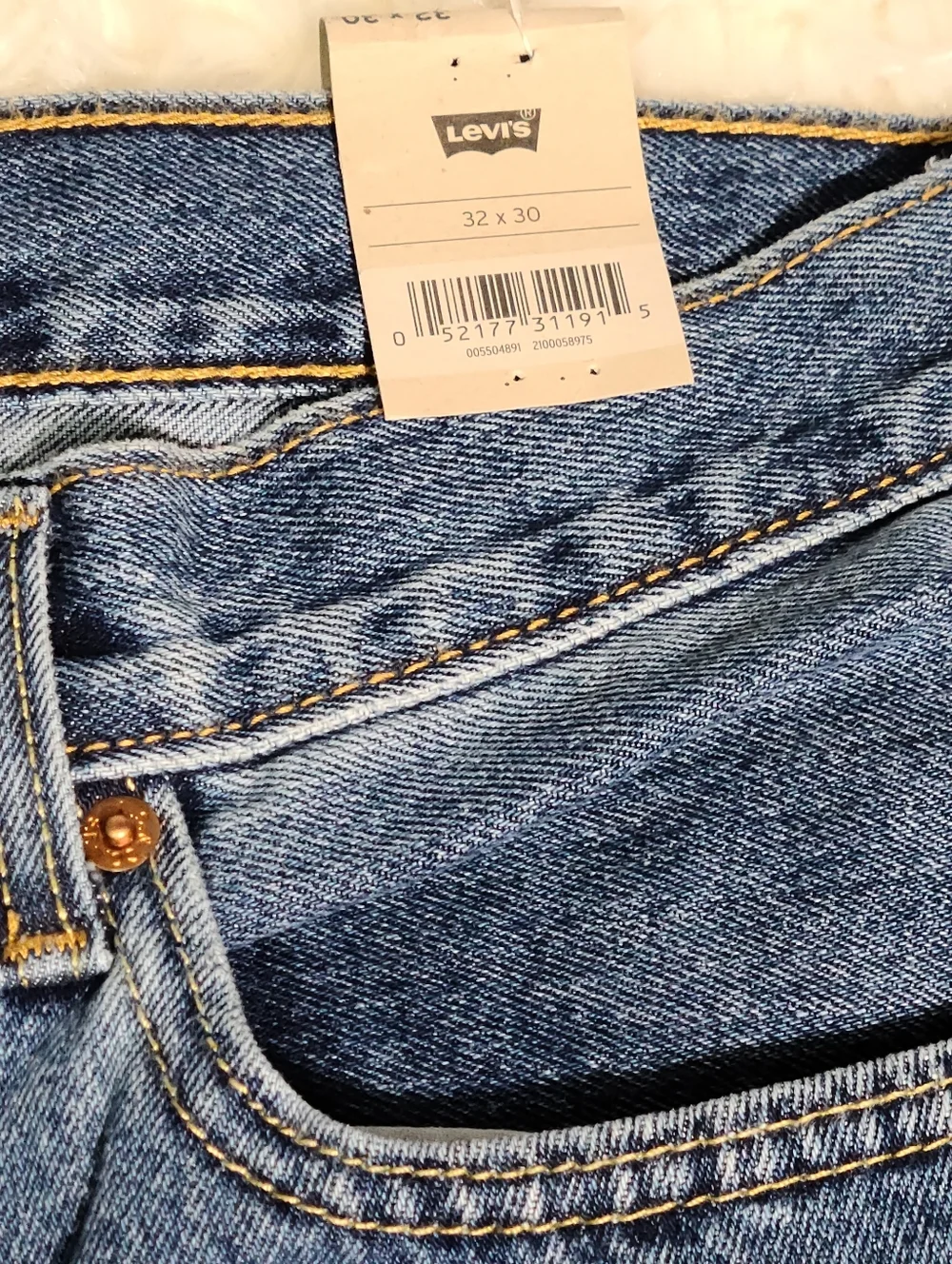 Levi's 550 Relaxed Fit Straight Blue Jeans Men 32x30 NEW With Tags